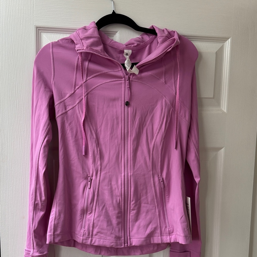 Lululemon Athletica Vibrant Pink Hooded Jacket